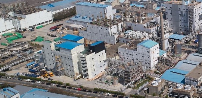 울산 아라미드 공장 전경